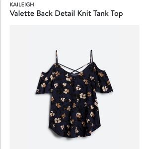 Valette Back Detail Knot Tank Top